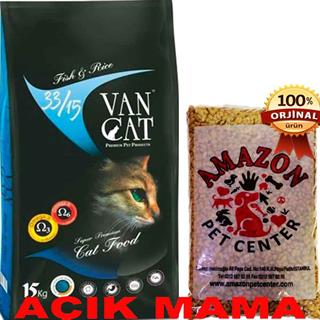 Vancat Balıklı Kedi Maması Açık 1 Kg 32136197 Amazon Pet Center