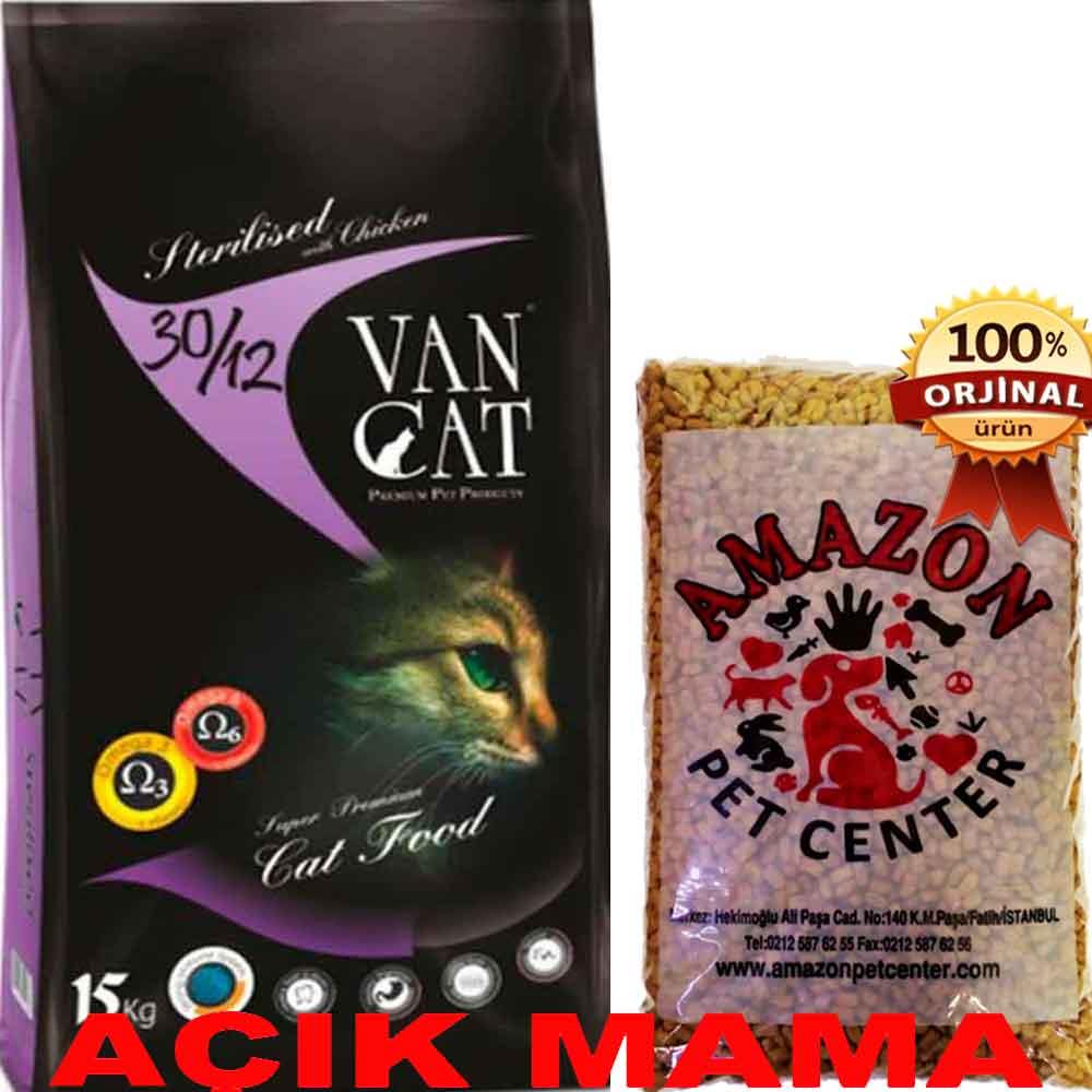 Vancat Tavuklu Kısır Kedi Maması Açık 1 Kg 32136173 Amazon Pet Center