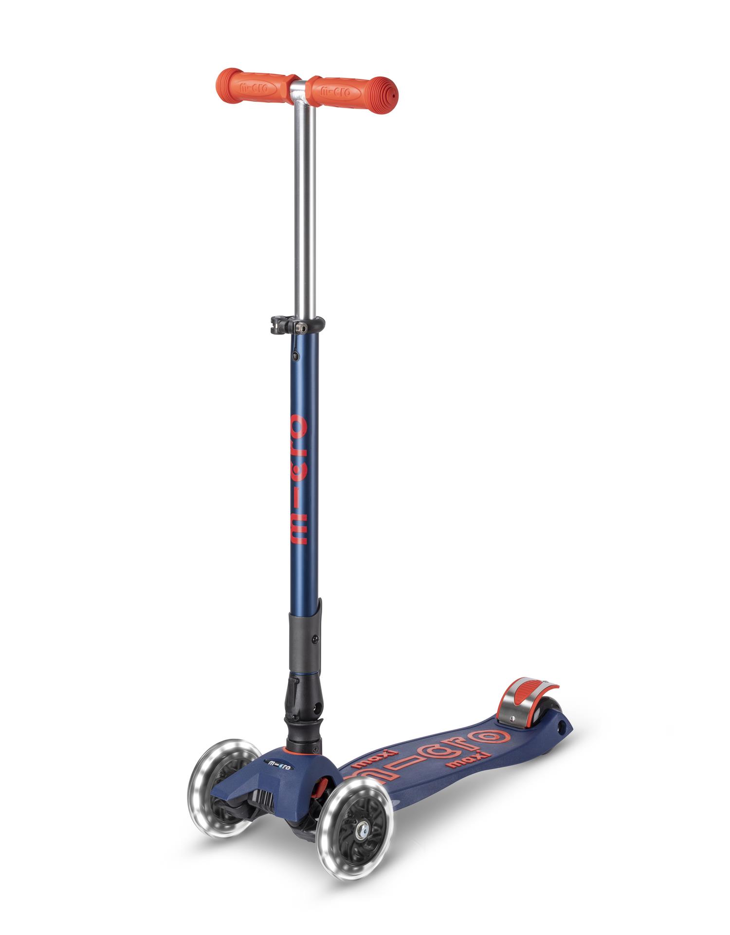 MAXI MICRO DELUXE FOLDABLE LED NAVY RED