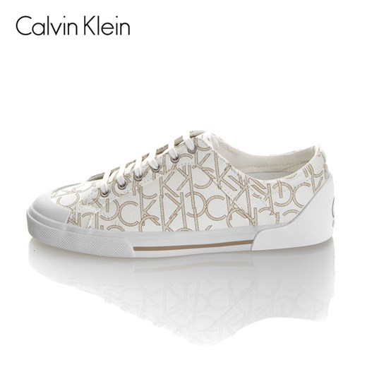 Calvin Klein Kadın Sneaker Kauçuk Taban N12016 - WHT GISELLE ICONOGRAM  WHITE | Marka Park