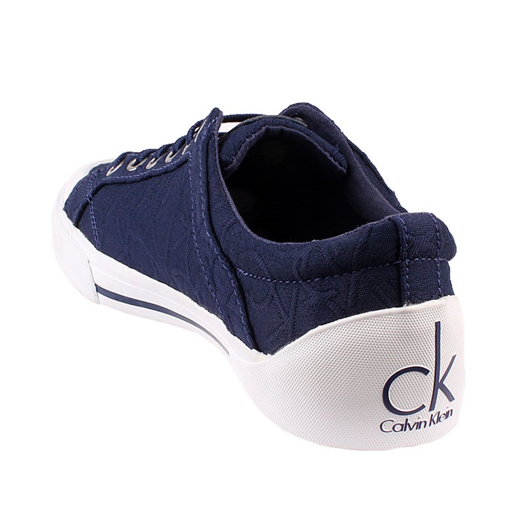 Calvin Klein Kadın Sneaker Kauçuk Taban N11433 DNY CK GISELLE CK LOGO 3D  JACQUARD RUBBER OUTSOLE DARK NAVY | Marka Park