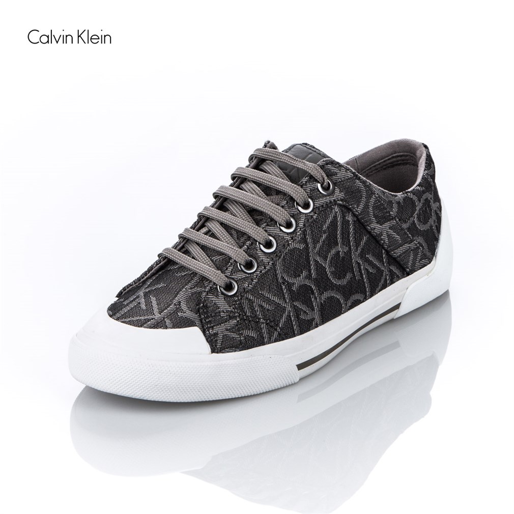 Calvin Klein Kadın Sneaker Kauçuk Taban N11433 GISELLE CK LOGO 3D JACQUARD  - PEWT ER.PEWTER | Marka Park