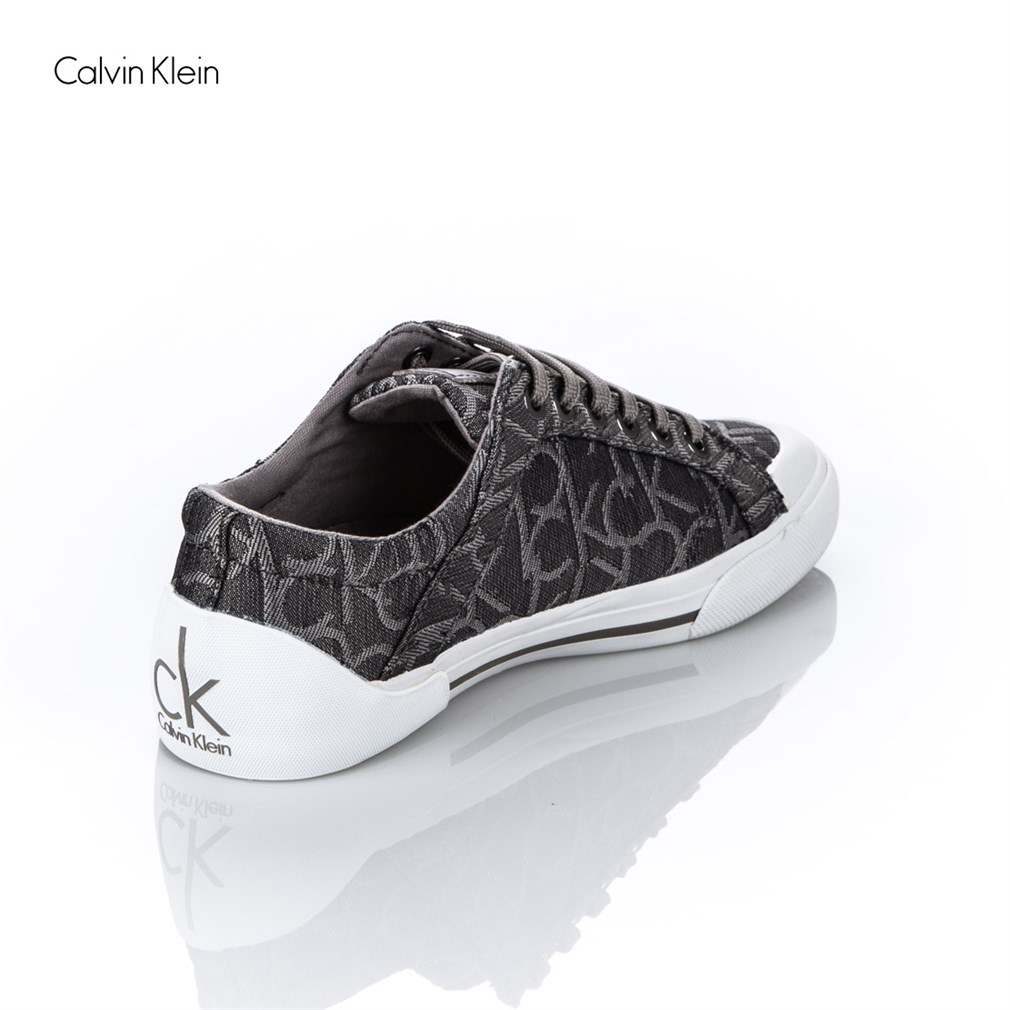 Calvin Klein Kadın Sneaker Kauçuk Taban N11433 GISELLE CK LOGO 3D JACQUARD  - PEWT ER.PEWTER | Marka Park