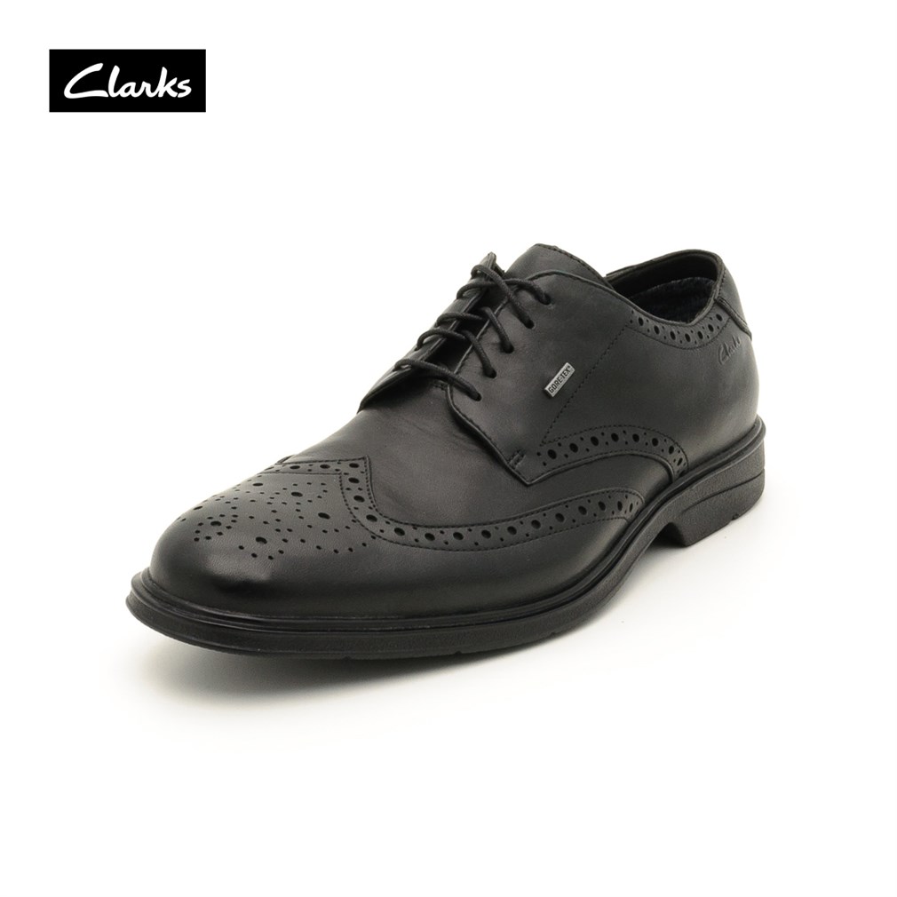Clarks Erkek Oxford-Ayakkabı DRY IN GTX - 47-BLACK LEATHER | Marka Park