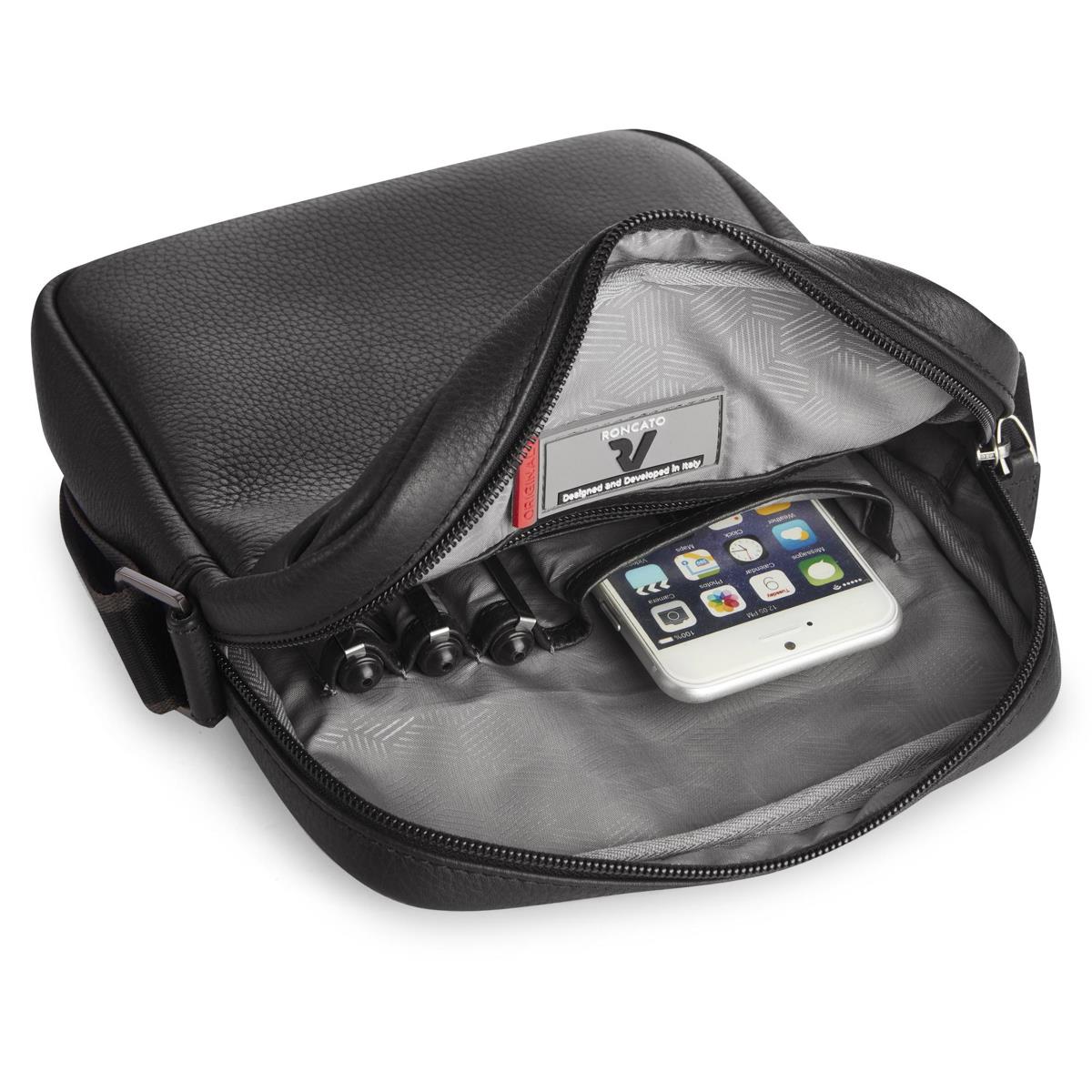 Roncato Solaris Crossbody Torebka Miejska Różowa - RONCATO