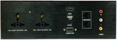 Medya Panel (Multi Soket EnerjiHDMI, VGA+AUDIO, USB, RCA)