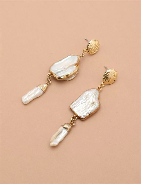 Noemia Gold Pearl Women's Earrings