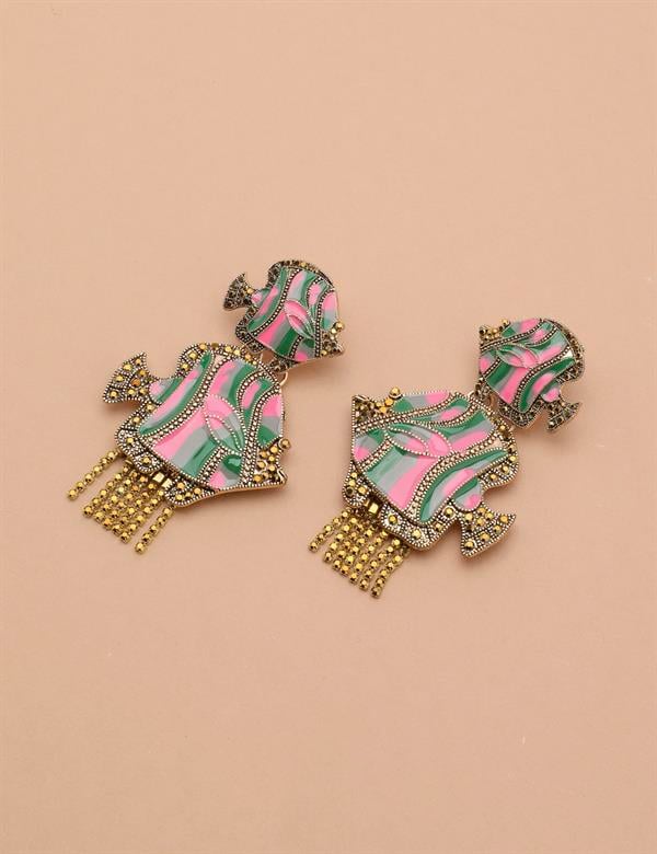 Tigre Pink Women's Earrings