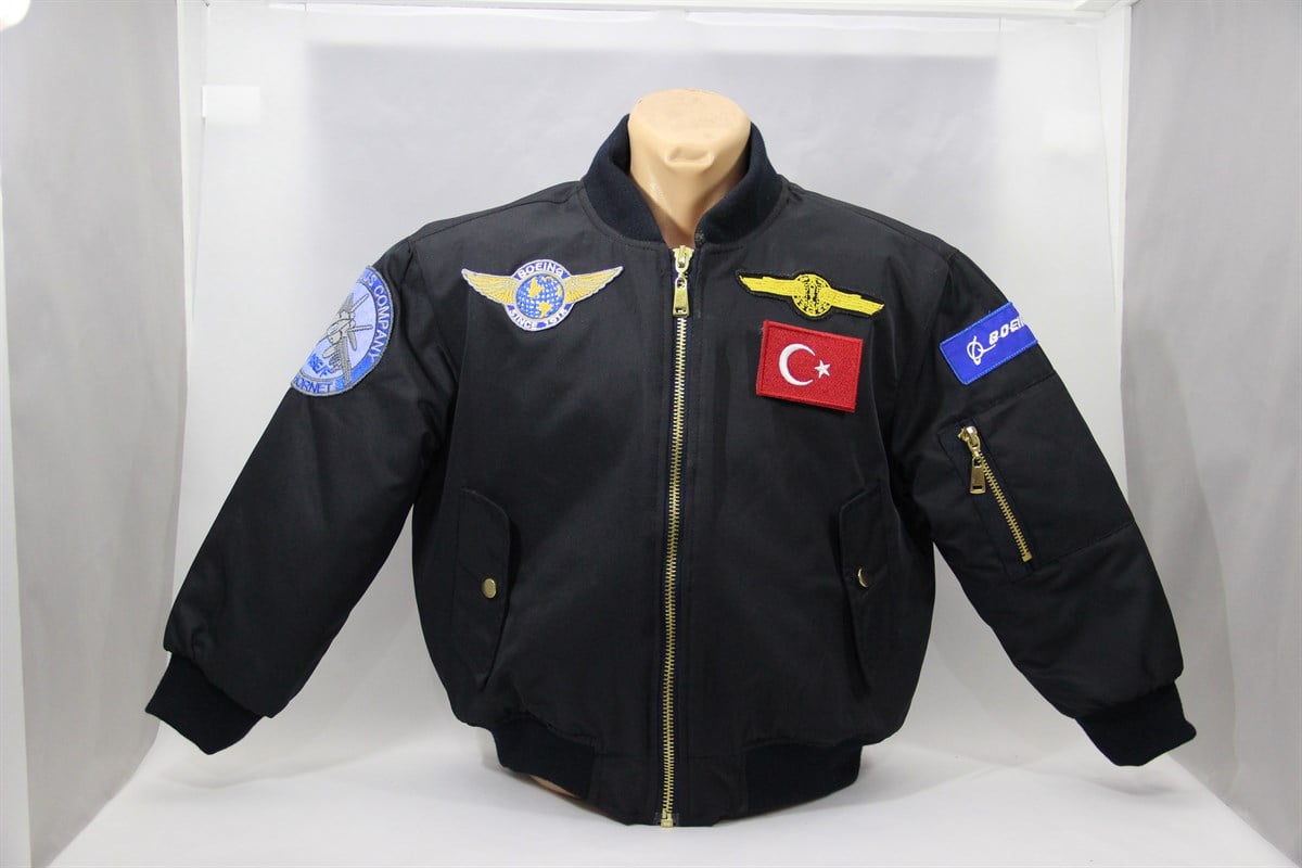 Çocuk Pilot Mont