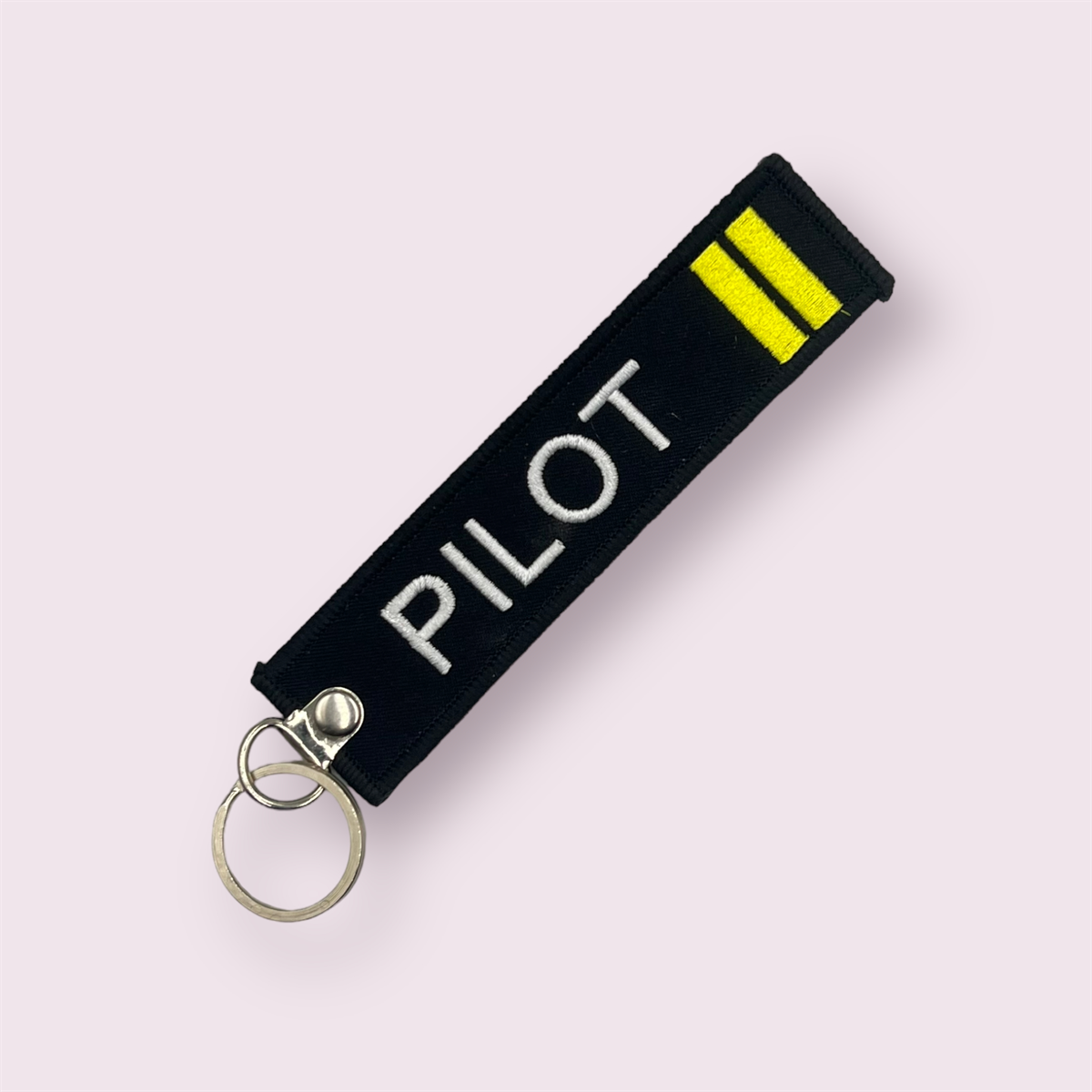 Pilot Çift Sırma Anahtarlık Kumaş Siyah