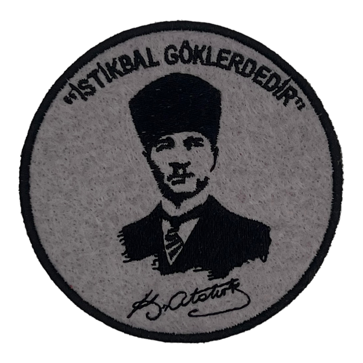 İmzalı İstikbal Göklerdedir Atatürk Peç