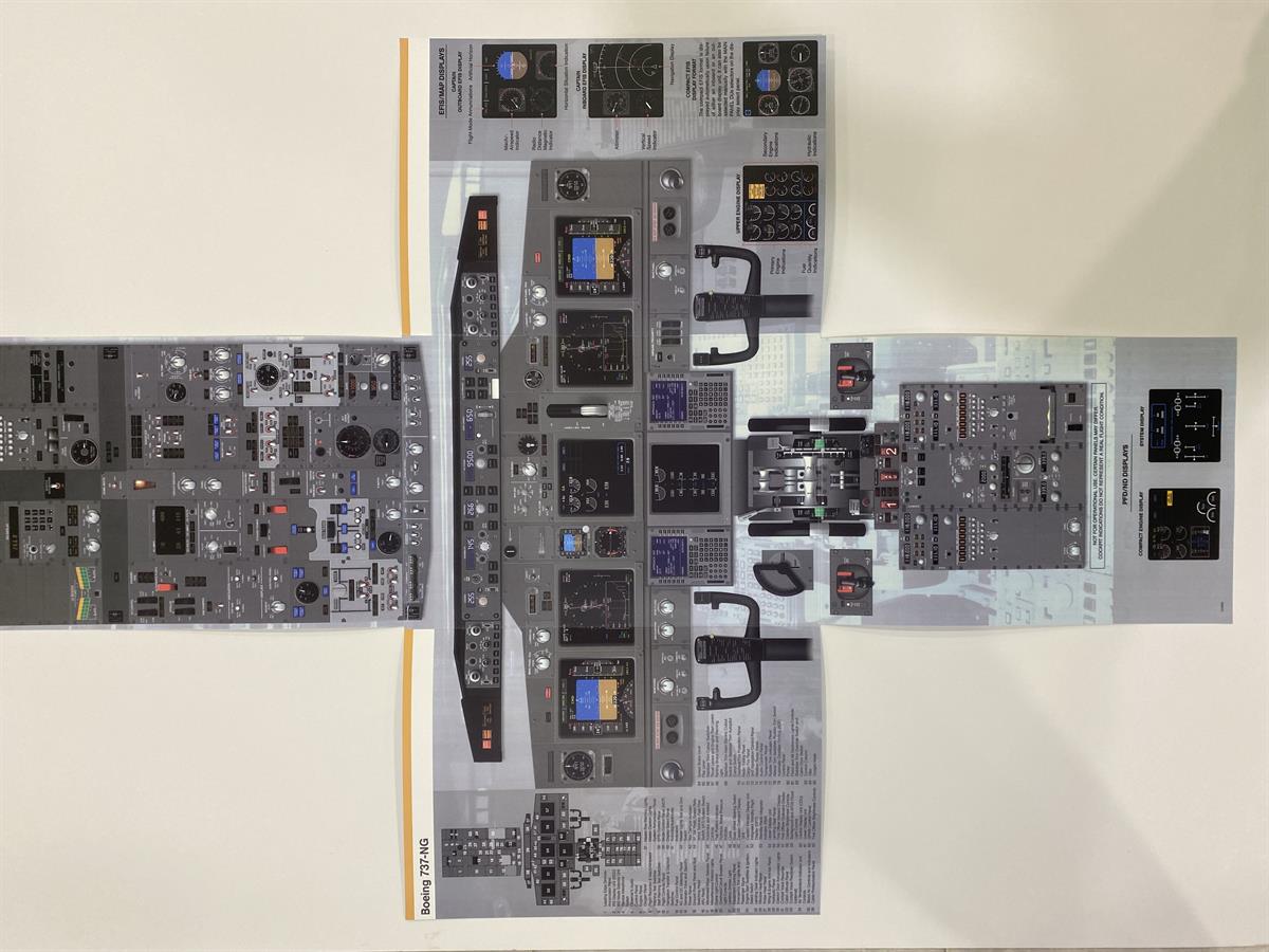 Katlanabilir Kokpit Panel 737
