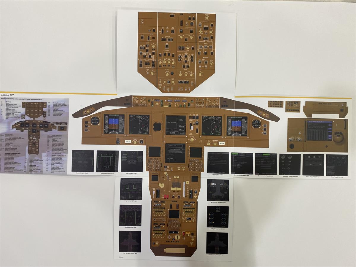 Katlanabilir Kokpit Panel 777