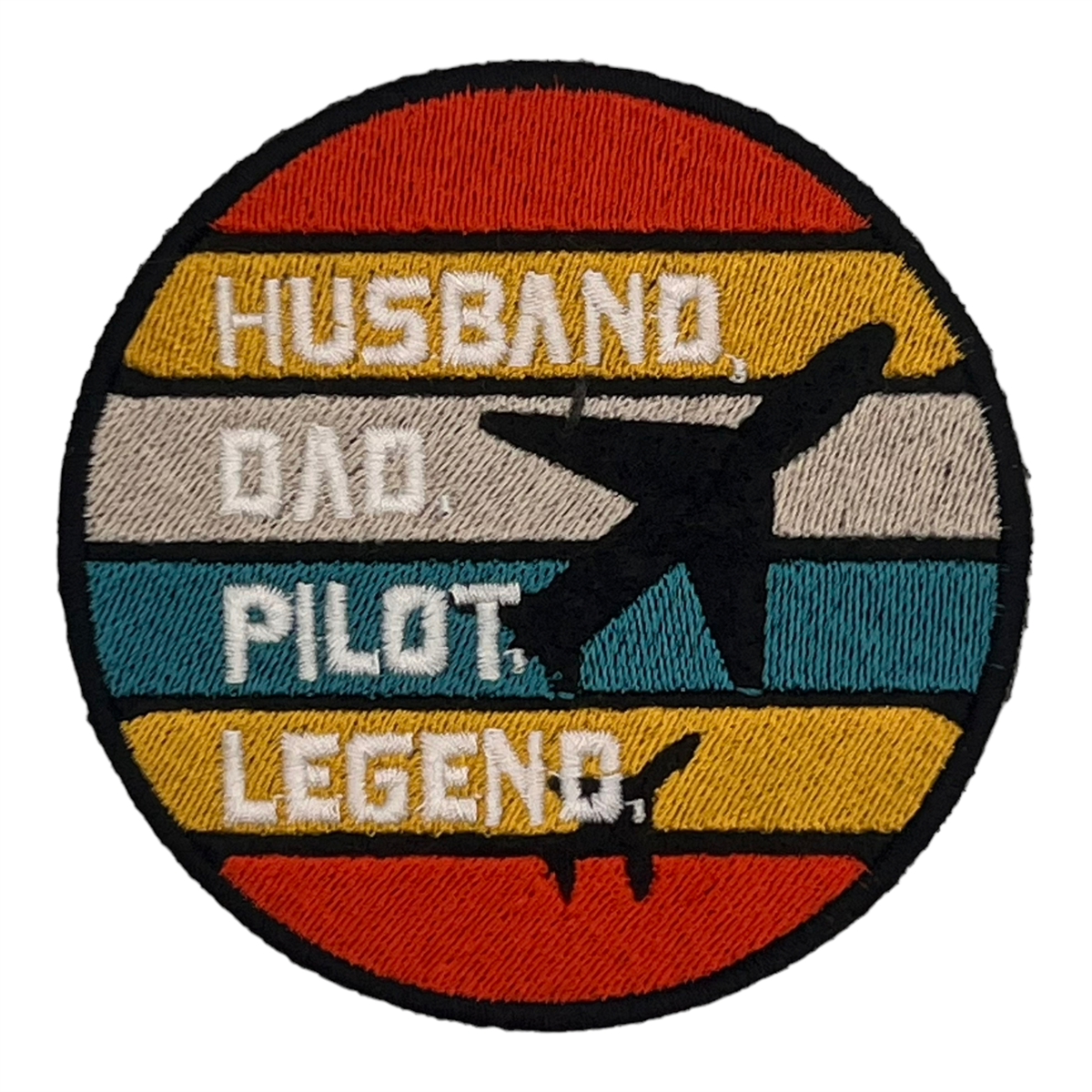 Husband, Dad, Pilot, Legend Peç Yama Patch