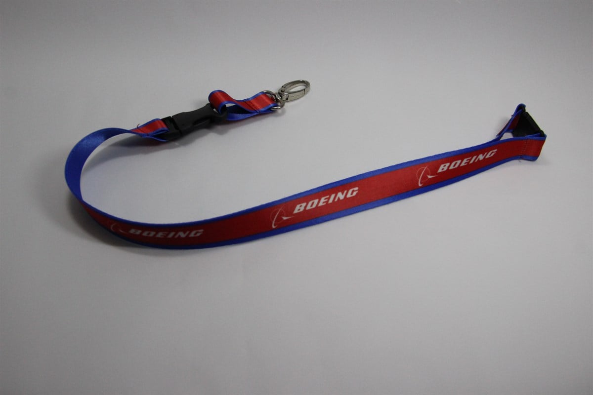 Boeing Lanyard Kırmızı-Mavi