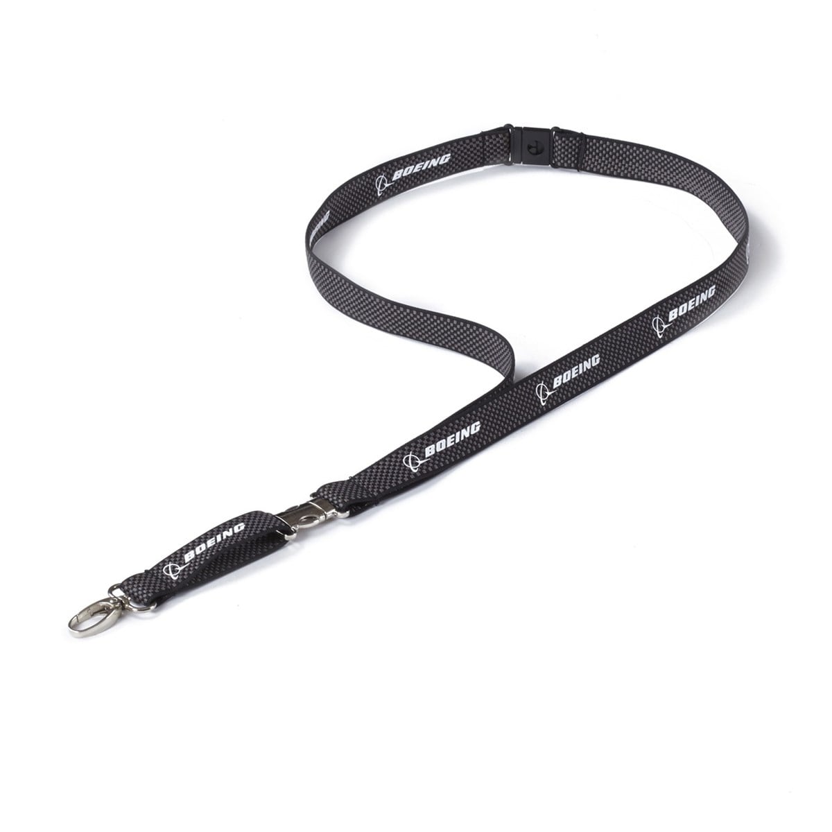 Boeing Carbon Fiber Woven Lanyard