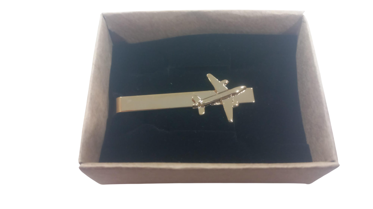 Uçak kravat iğnesi gold