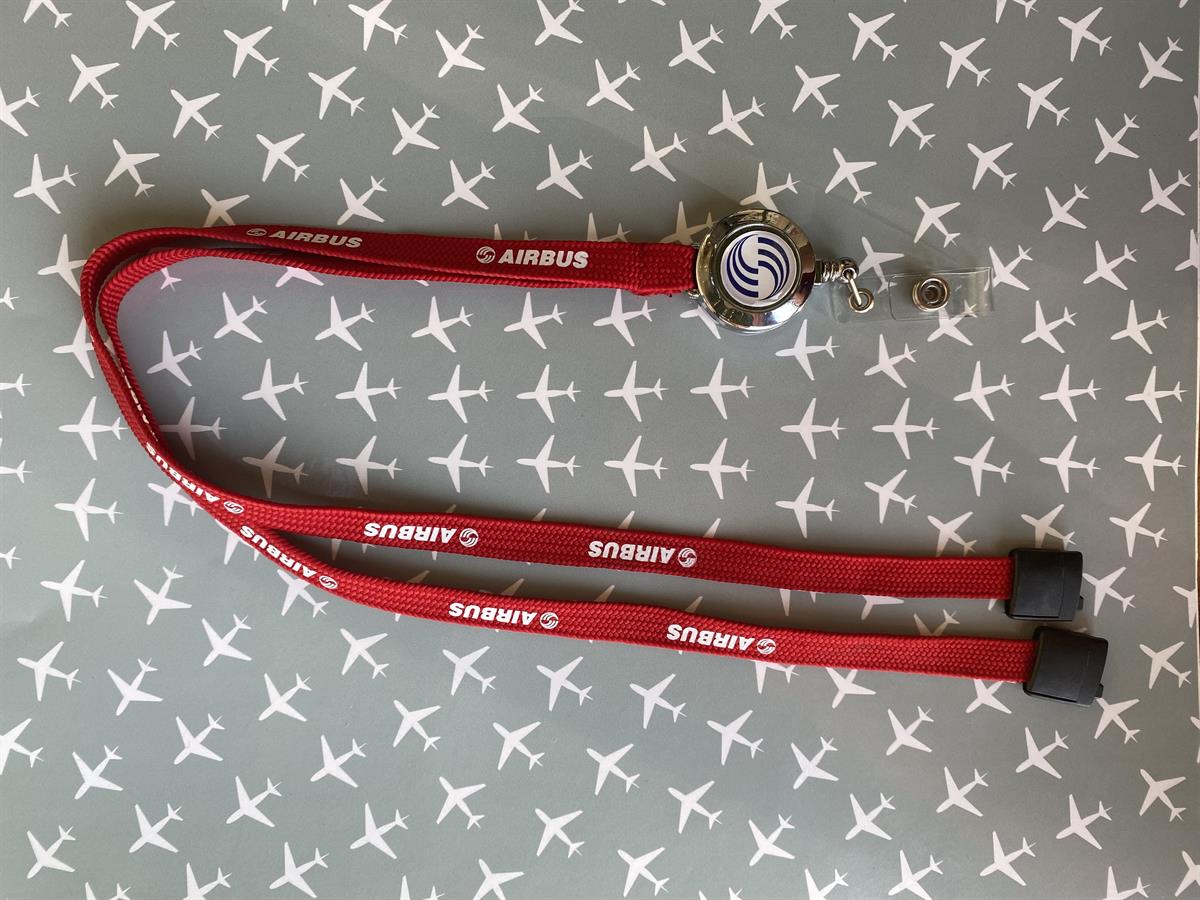 Airbus Yoyolu Lanyard Kırmızı