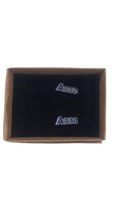 Airbus A-330 Kol Düğmesi Silver