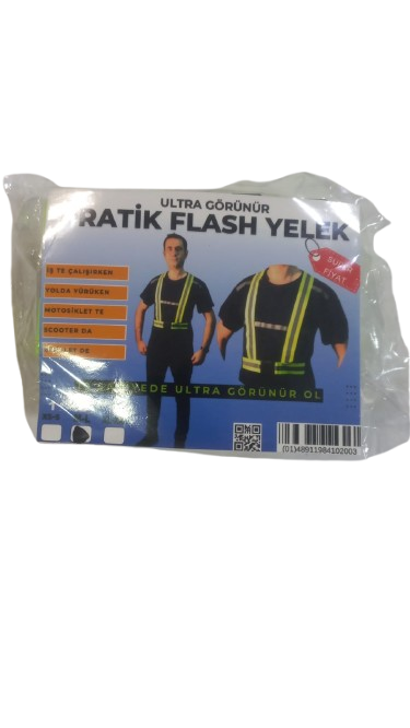 Ultra Görünür Pratik Flash Yelek