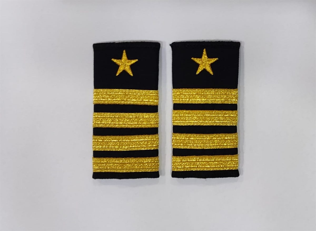 Apolet 4 Şeritli Yıldızlı 