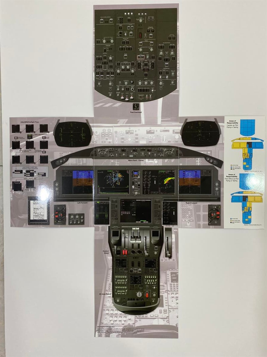 Katlanabilir Kokpit Panel 787