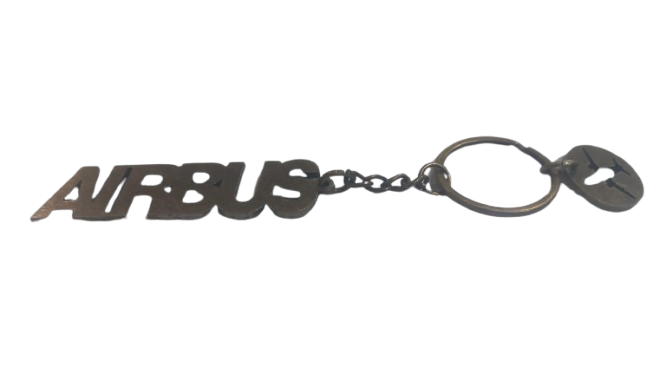 Airbus Eskitme Metal Anahtarlık