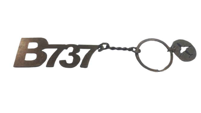 Boeing 737 Eskitme Anahtarlık 