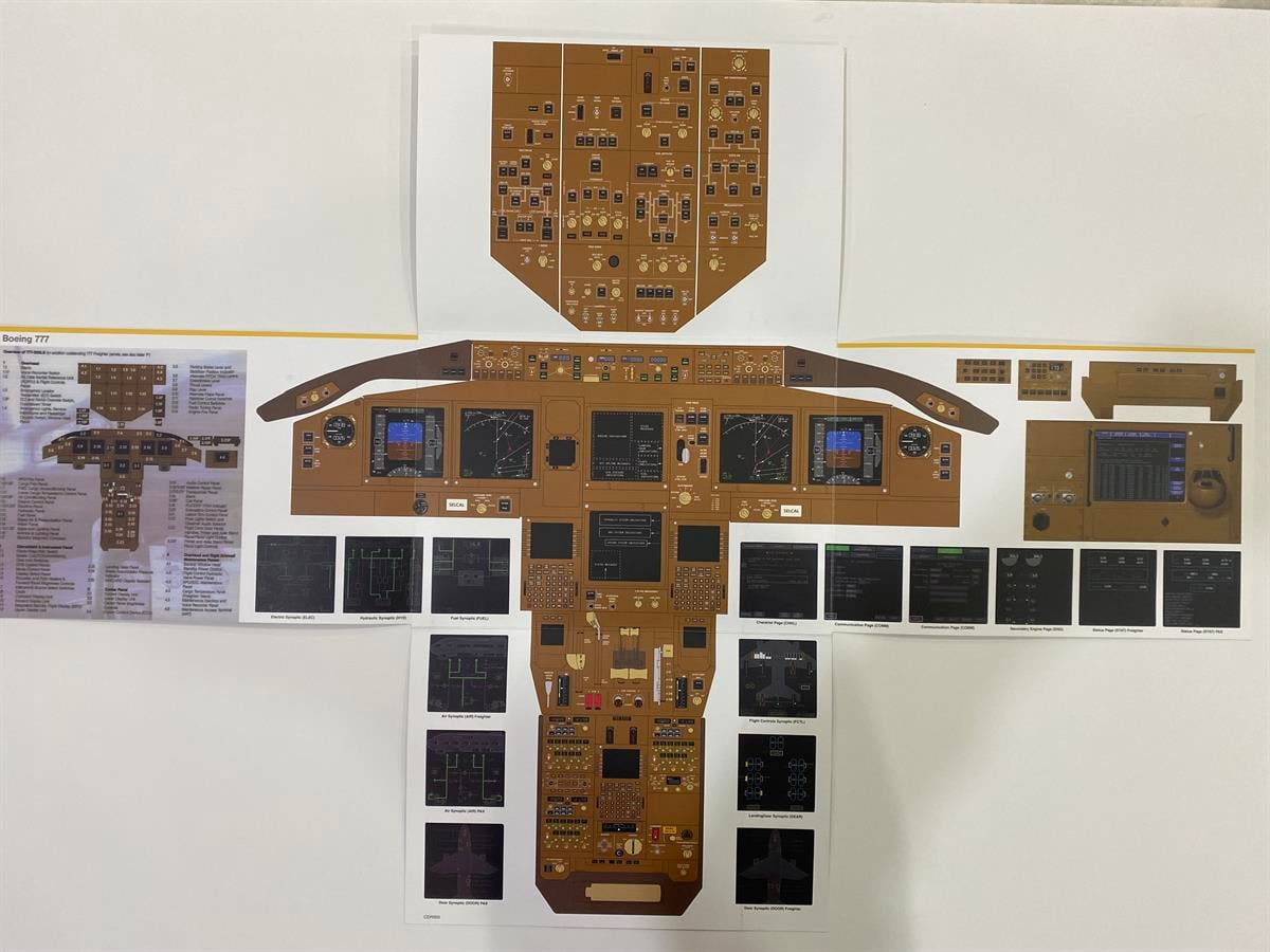 Katlanabilir Kokpit Panel 777