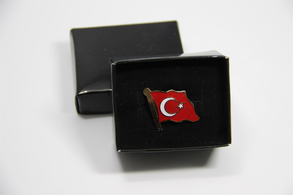 Ay Yıldız Bayrak Rozet Pin