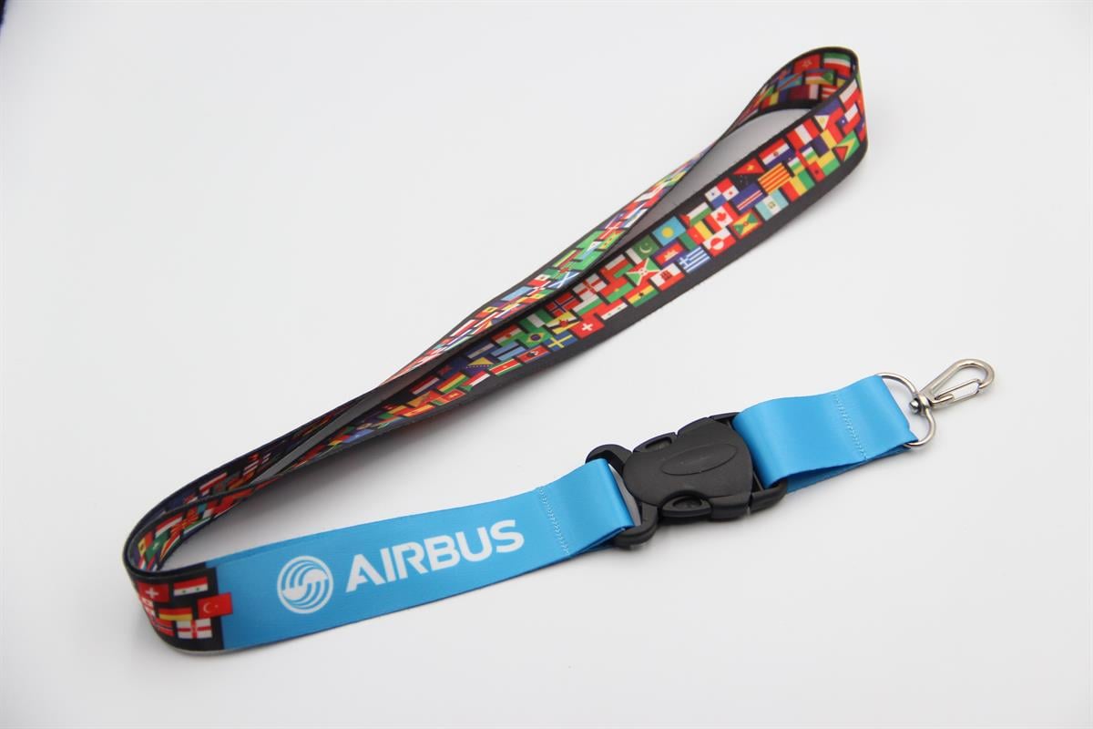 Airbus Flag Lanyard