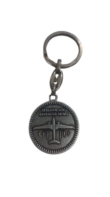 Bayraktar Akıncı Metal Anahtarlık