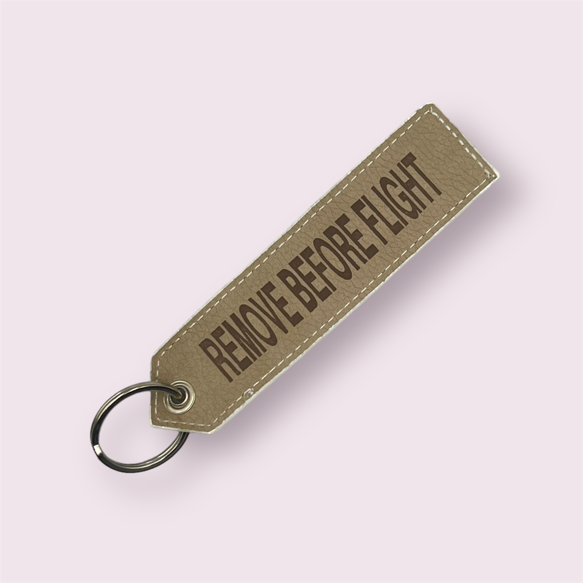 Flight Crew Anahtarlık Bej Deri