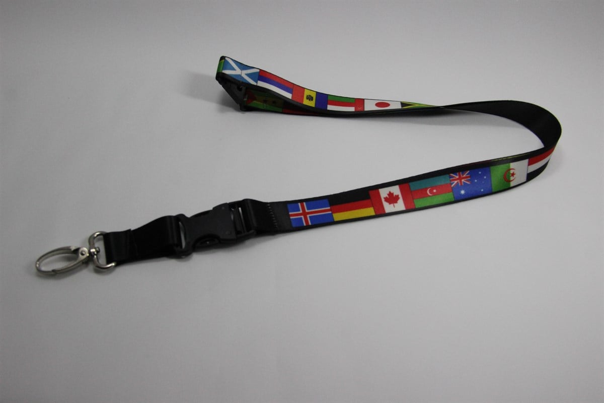 Uluslararası Bayrak Sembol Lanyard