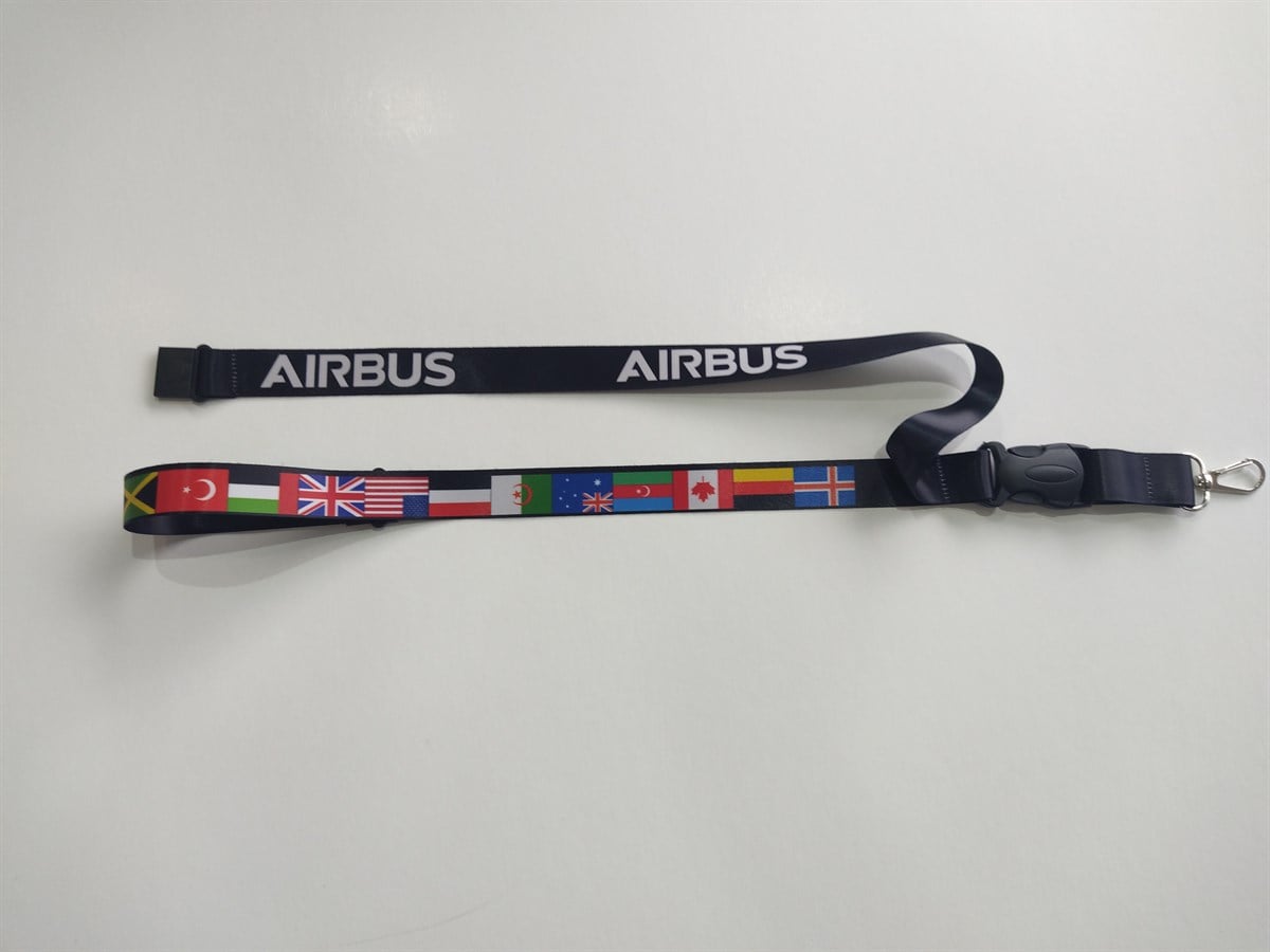 Airbus Lanyard (Ülke Bayraklı)