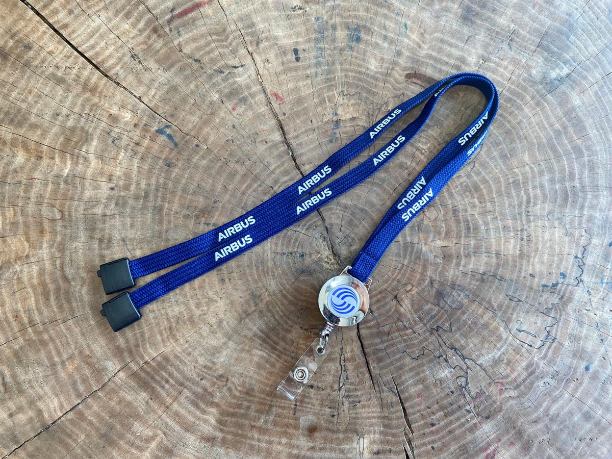 Airbus Lacivert Yoyo Lanyard