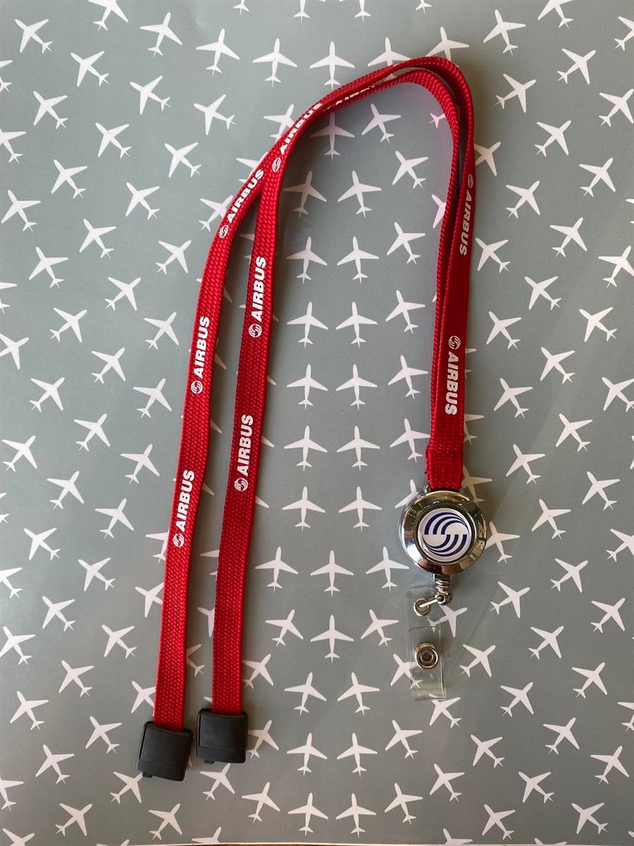 Airbus Yoyolu Lanyard Kırmızı