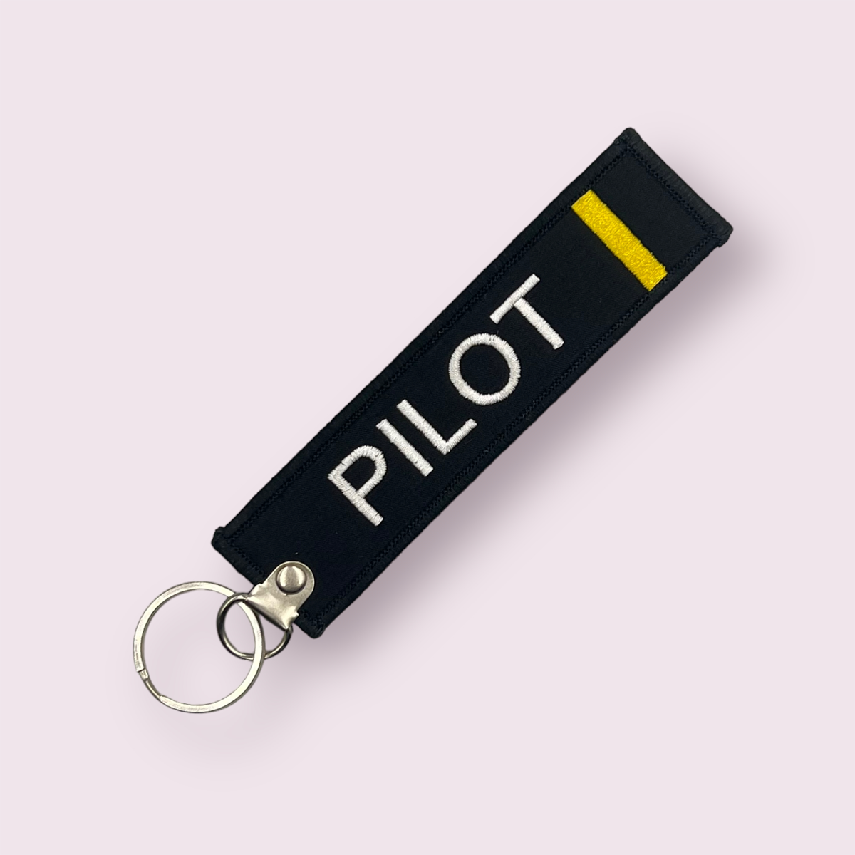 Pilot Tek Sırma Anahtarlık Kumaş Siyah