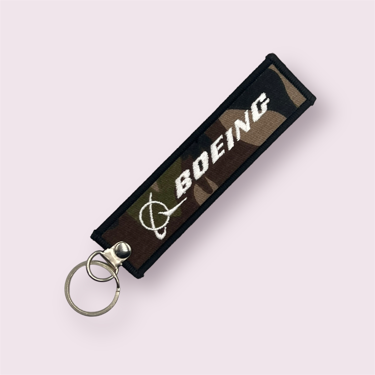 Kamuflaj Boeing Anahtarlık Kumaş Siyah