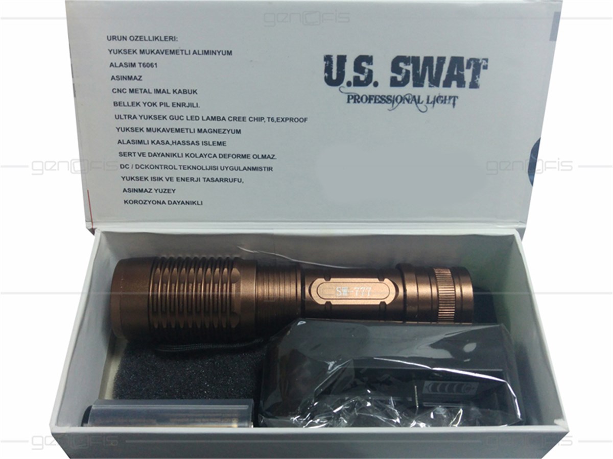 U.S. SWAT Profesyonel Led El Feneri SW-777
