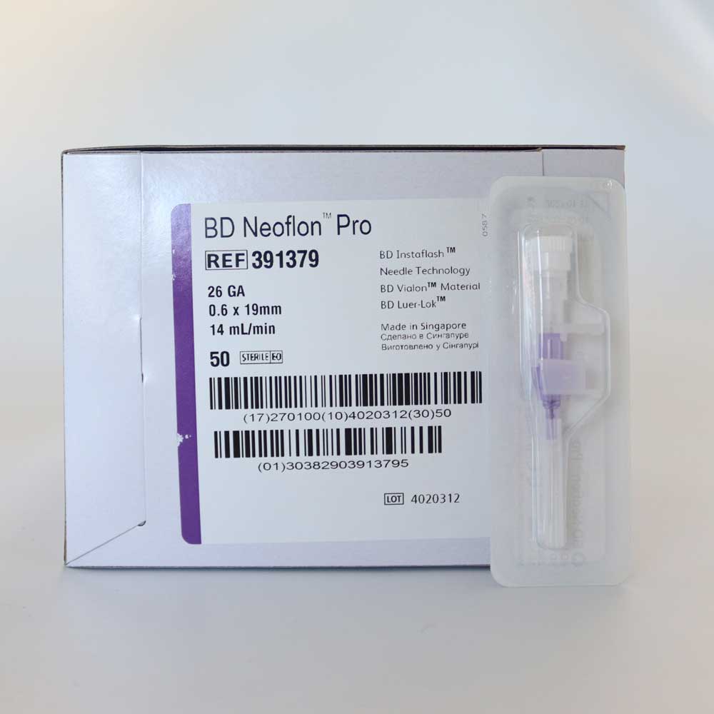 Bd Neoflon Branül (intraket) Mor (26G) 50'li Paket 