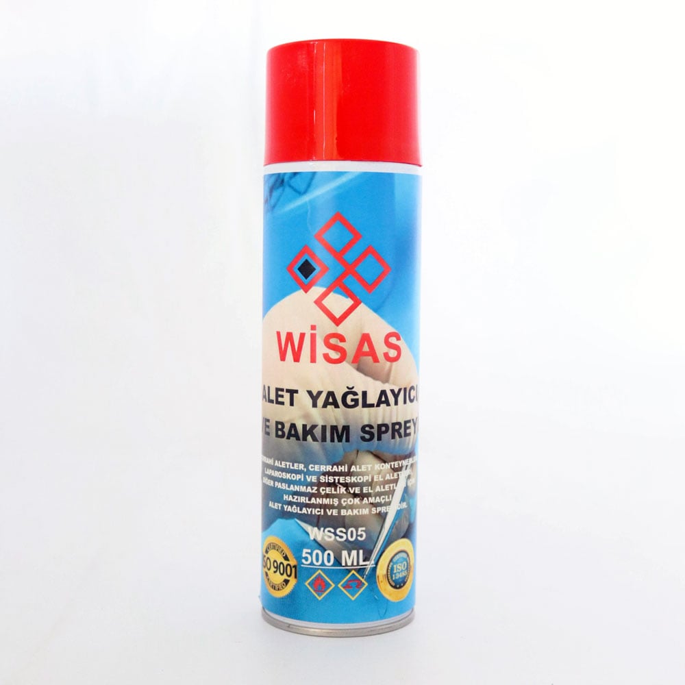 Wisas Alet ve Tıraş Makinesi Bıçağı Yağlama ve Bakım Spreyi 500 ML