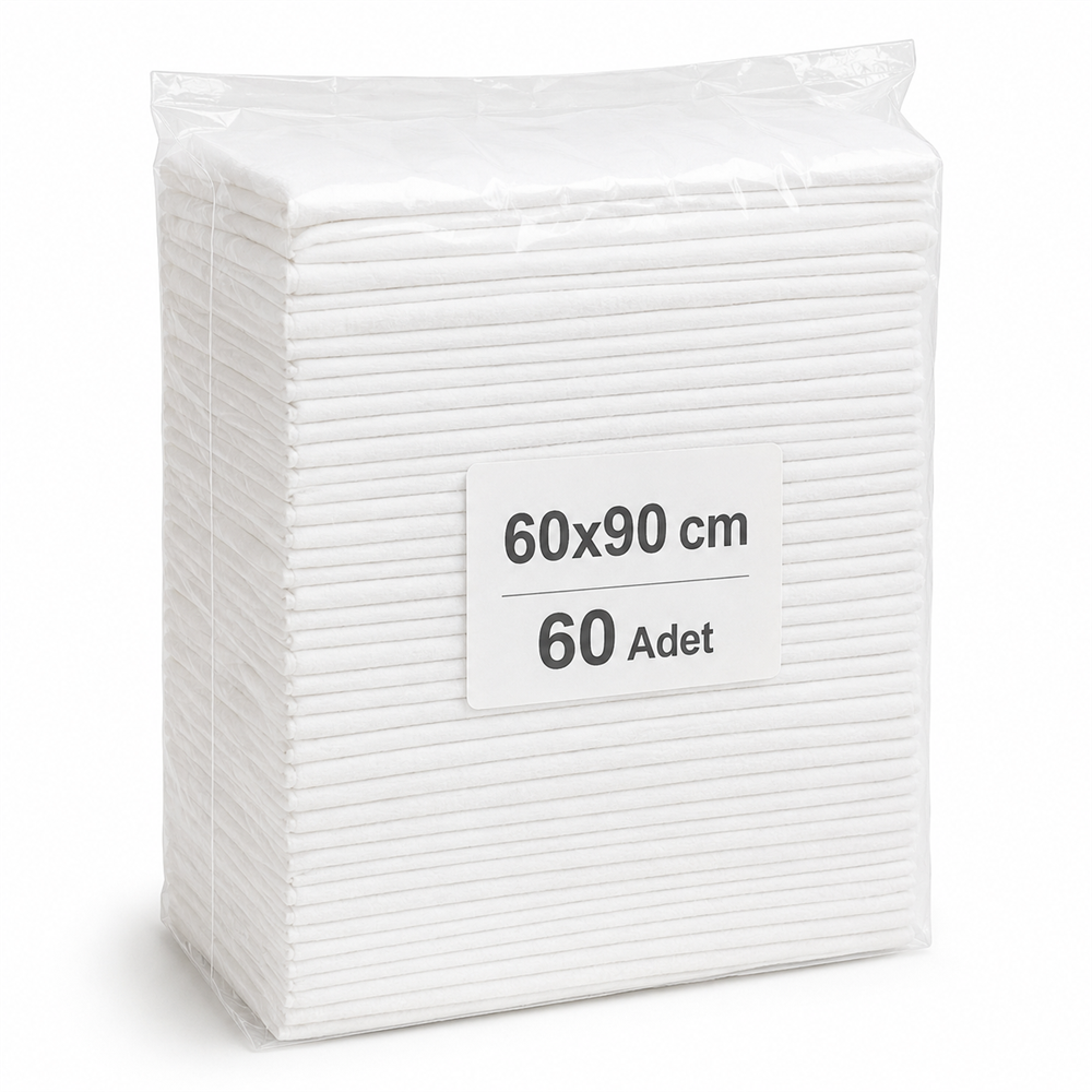 Sermeli Bez (Hasta Alt Bezi) 60 Cm*90 Cm 60'lı Paket (Şeffaf Poşet)