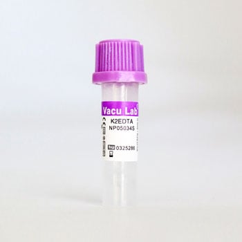 Vacu Lab K2 Edtalı Tüp 0,5 ML (Pediatrik) (Mor Kapak) 100'lü Paket
