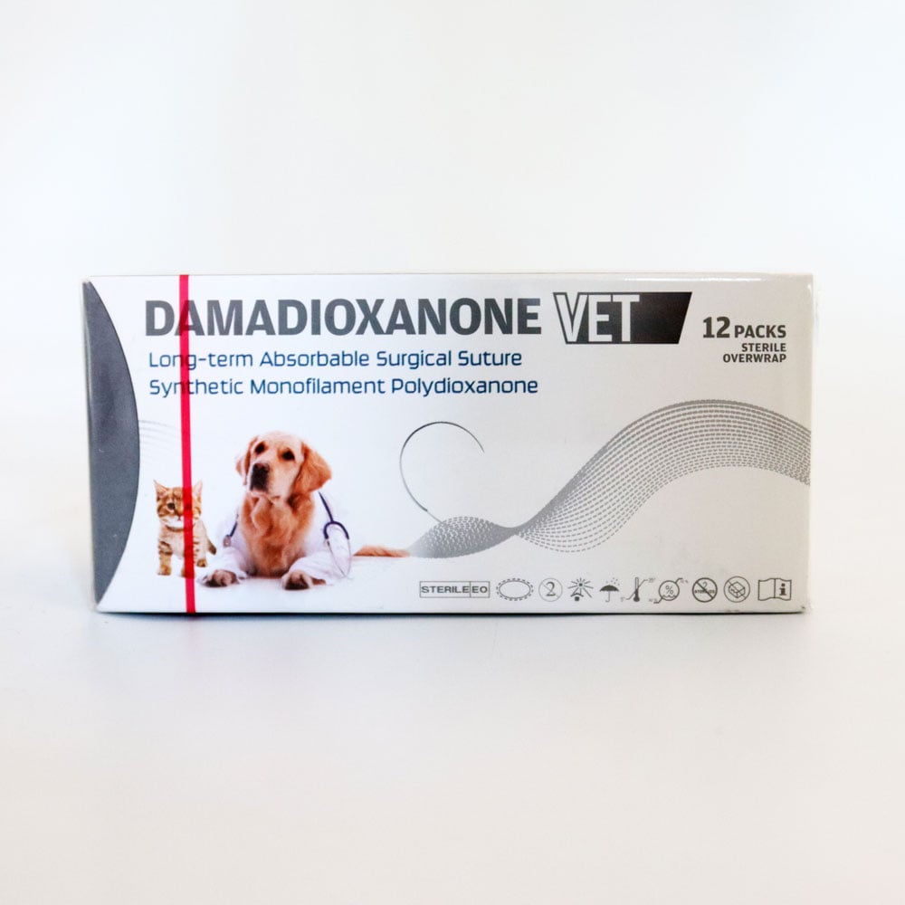 Damadioxanone-Vet PDO (Emilebilir-Monofilament) İplik 75 CM İğneli 12'li Paket