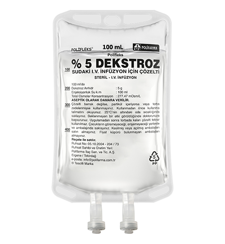Dekstroz %5 100 ML Setsiz
