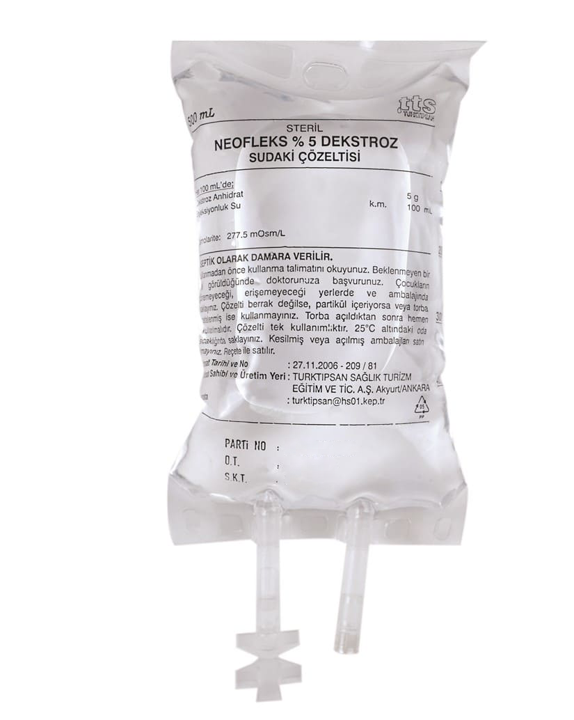 Dekstroz %5 500 ML Setsiz