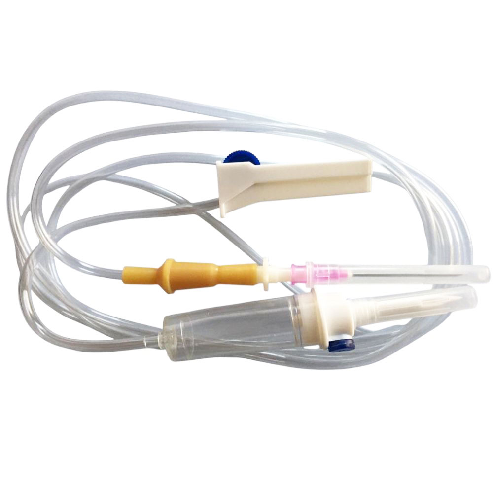 Helmed Serum Seti (İnfüzyon Seti) Kilitsiz (Luer Slip) Pembe Uçlu 25'li Paket