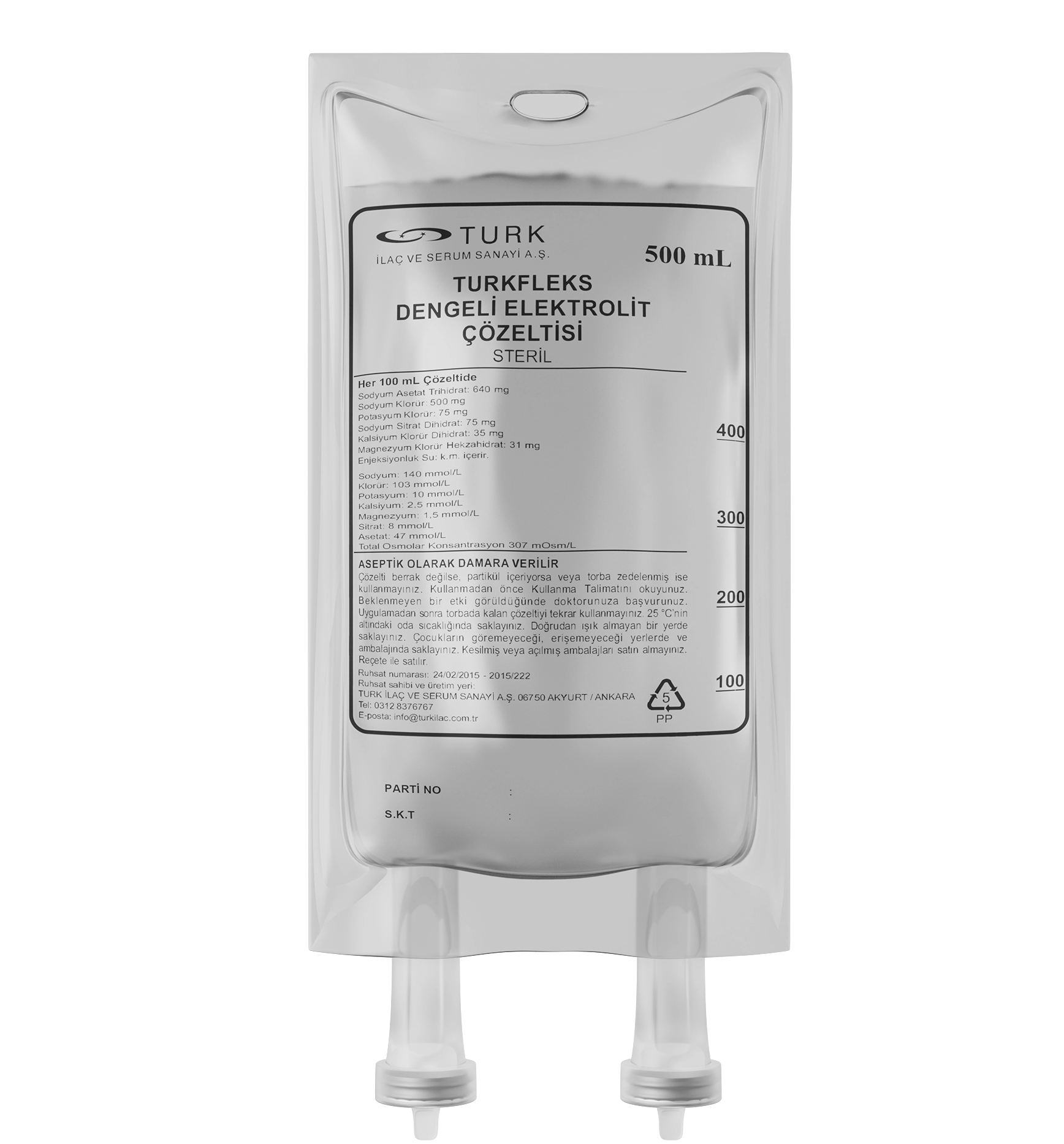 İzolen Dengeli 500 ML Setsiz