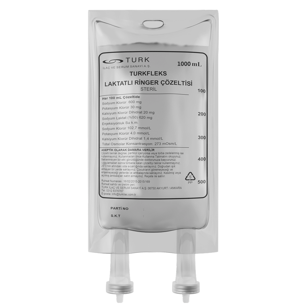 Laktatlı Ringer 1000 ML Setsiz